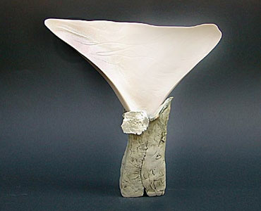 Petal in the Wind - sculptural porcelain